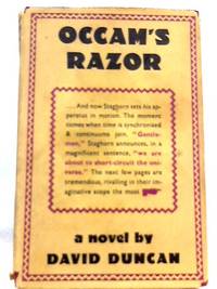 Occam's Razor by David Duncan - Hardcover - 1958 - from World of Rare Books (SKU: 1570524183MHA)
