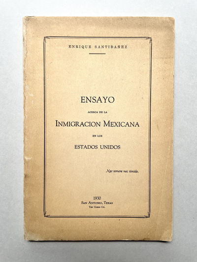 Ensayo Acerca de la Inmigracion...