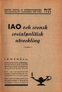 IAO och svensk socialpolitisk utveckling.