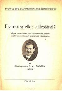 Framsteg eller stillestånd? Några reflektioner…