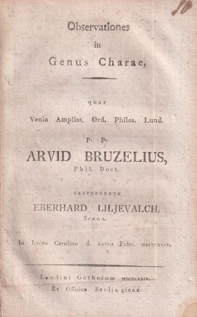 Observationes in genus Charae, quas venia…