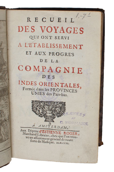 Recueil des Voyages qui ont servi a L'Etablissement at aux Progres de la Compagnie des Indes Orientales, formée dans les Provinces Unies des Pais-bas. 7 Vols. (photo 2)