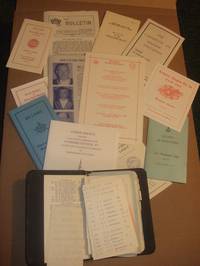 cover of Masonic Notebook, Circa 1965, Likely from Westmount Lodge Hamilton Ontario (with Numerous Pamphlets About Masons and Freemason Proceedings and Events )