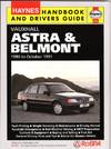 Vauxhall Astra and Belmont Handbook and Driver's Guide (Handbooks & drivers' guides)