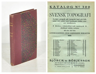 Björck & Börjesson. Katalog 300. Svensk…