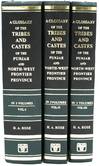 [LINGUISTICS] A GLOSSARY OF THE TRIBES AND CASTES OF THE PUNJAB AND NORTH-WEST FRONTIER PROVINCE. [3 VOLUMES]