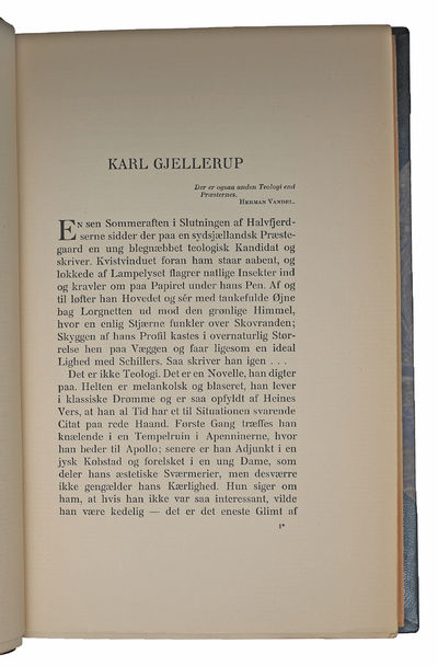 Vore Dages Digtere. Karakteristiker. Med Træsnit af Kongstad Rasmussen. - [MED DEDIKATION FRA HERMAN BANG.] (photo 5)