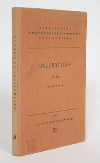 Bacchylidis: Carmina Cvm Fragmentis by Bacchylides; Snell, Bruno [editor] - 1961