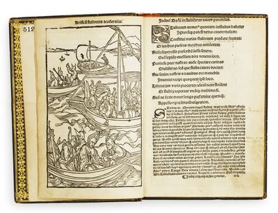 Navis stultifere collectanea vario carminum genere non sine eorundem familiari explanatione conflata...Venundantur parisiis in vico Sancti Jacobi sub signo Pellicani.  - [BADIUS' MORAL MAGNUM OPUS - ONE OF THE MOST BEAUTIFUL FRENCH POST-INCUNABLES] (photo 3)