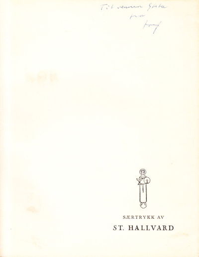 Peter Arbien. Särtryck ur St. Hallvard. (37.…