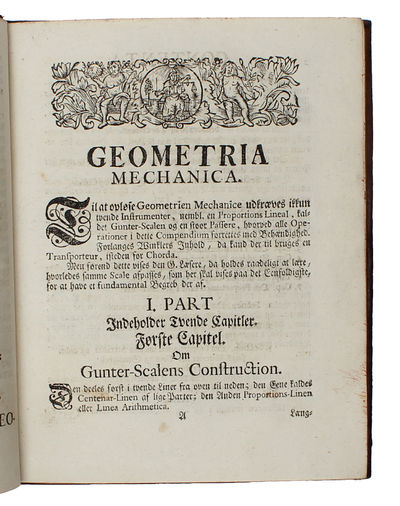 Compendium practico-geometricum mechanice udregnet, aldrig tilforn i det danske Sprog. (photo 4)