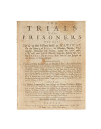The Trials of All the Prisoners Who Were Try'd at the Assizes Held..