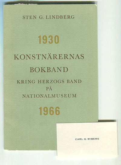 Konstnärernas bokband. Kring Herzogs band på…