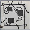 View Image 2 of 6 for Square Squared. Shaped by the Typography students and strengthened by Professor Kitty Maryatt.. Inventory #17182