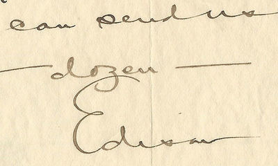 1892. Thomas Edison Edison also looks for help in creating his mining operation, asking for carpente...