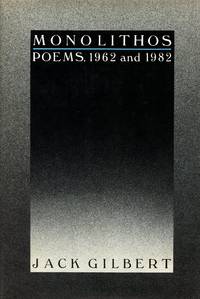 image of Monolithos: Poems, 1962 and 1982