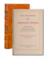 Will Shakespeare. His Amatory Poems. The Sonnets. Venus and Adonis. The Rape of Lucrece. The Passionate Pilgrim