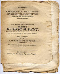 Dissertatio de canalibus et catarractis in Svecia…