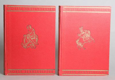 Norsk jernskulptur. Norske minnesmerker. 2 bind.