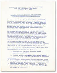 Recognition of Economic Contribution of Homemakers and Protection of Children in Divorce Law and Practice