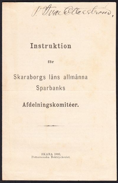 Instruktion för Skaraborgs läns allmänna…
