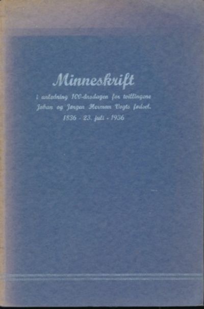 Minneskrift . Utgitt for familien i anledning av…