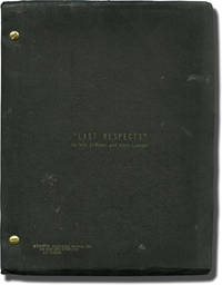 cover of Last Respects (Original screenplay for an unproduced film)