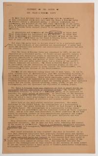 image of Statement on the nature of the Peace and Freedom Party