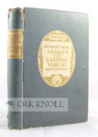 HUNDERT JAHRE A. MARCUS UND E. WEBERS VERLAG 1818-1918