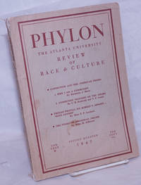 image of Phylon: the Atlanta University review of race and culture vol. 8, #2; second quarter 1947