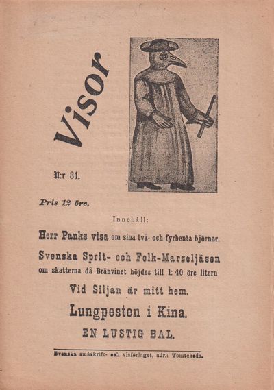 Visor. N:o 81. [Utg. av] Svenska småskrift- och…