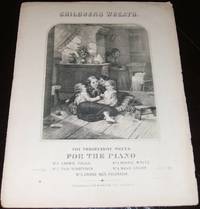 Original 1864 Sheet Music Engraved Cover Children's Wreath Willie Gallop