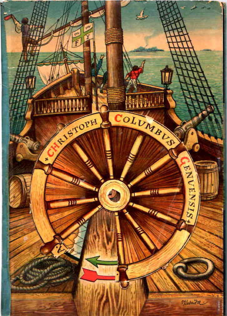 HOW COLUMBUS DISCOVERED AMERICA By Illustrator And Pop up 1914 1992 how-columbus-discovered-america-by-illustrator-and-pop-up-1914-1992