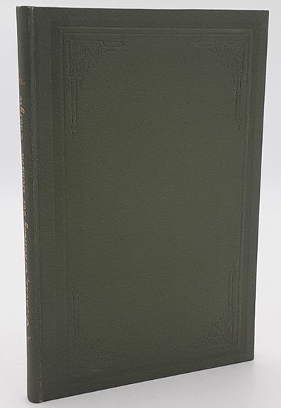 Berlin.: Julius Springer., 1885. 1st Edition.. Contemporary blindstamped green cloth. gilt spine tit...