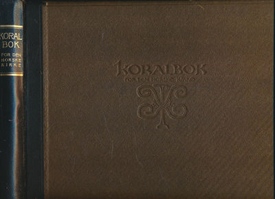 KORALBOK FOR DEN NORSKE KIRKE.  Bokutstyr ved…