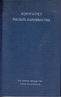 Kortfattet riksmåls-grammatikk.