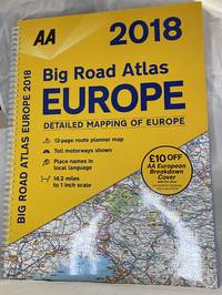 2018 Big Road Atlas Europe