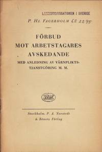 Förbud mot arbetstagares avskedande. Med…
