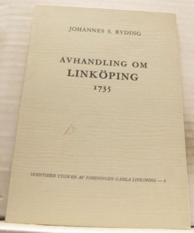 Avhandling om Linköping 1735.