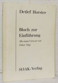 Bloch zur Einführung. Mit einem Vorwort von Oskar…
