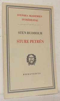 Sture Petrén. Inträdestal i Svenska Akademien.