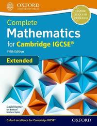 Complete Mathematics for Cambridge IGCSE&Acirc;&reg; Student Book (Extended) (Core and Extended...