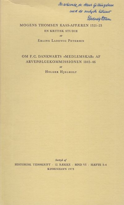 Småstykker. Mogens Thomsen Kaas-affæren…