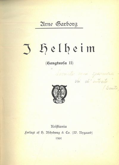 I Helheim. (Haugtussa II).