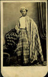 Carte de Visite photo of Burmese Prince, Maung Shaw Loo (1839 - 1929) in his native dress