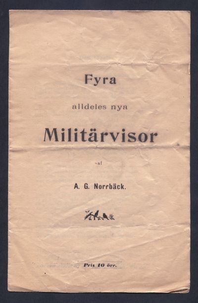 Fyra alldeles nya militärvisor.