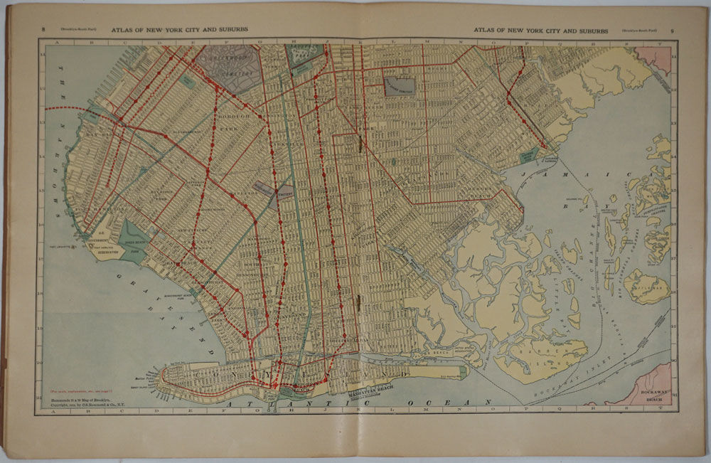 Hammond's Atlas of the Metropolitan District. A New Collection of