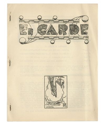 En Garde! Fractional Number XVII I/II [17.5]. Special Pacificon Combozine Issue