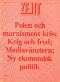 Zenit. Nordisk socialistisk tidskrift. Nr 68…