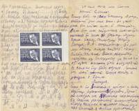 Autograph letter signed ("D") from the young composer to his closest friend at the time, Russian musicologist, critic, and composer Valerian Bogdanov-Berezovsky